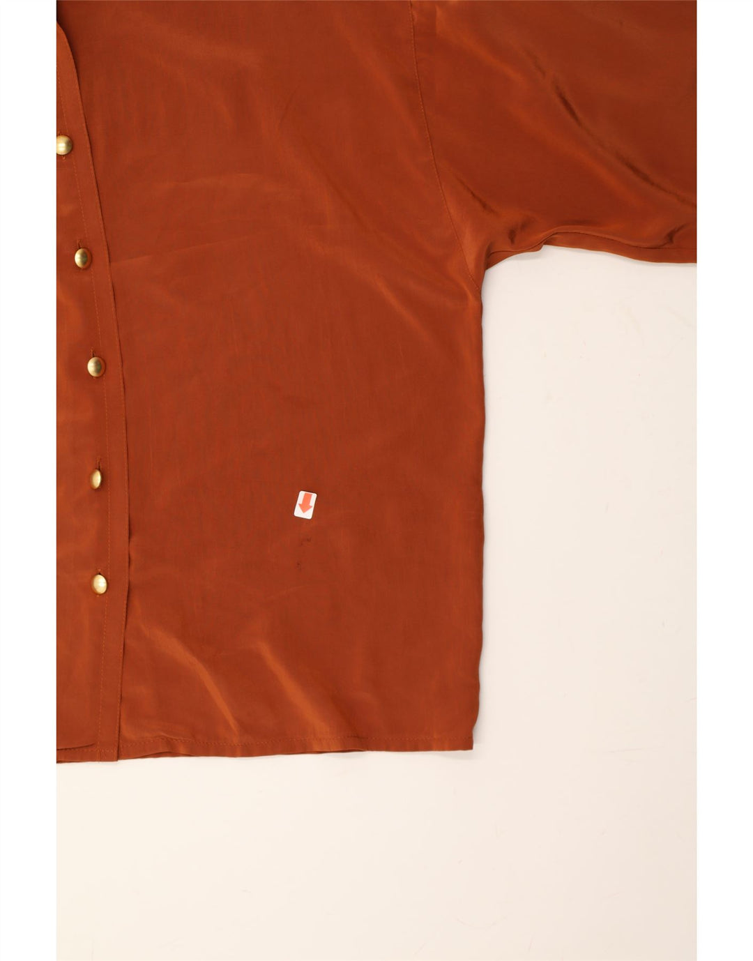 VINTAGE Womens Shirt Blouse UK 18 Large Maroon Vintage Vintage and Second-Hand Vintage from Messina Hembry 