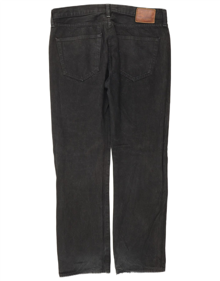 Levi's Straight Jeans til mænd W36 L32 sort bomuld