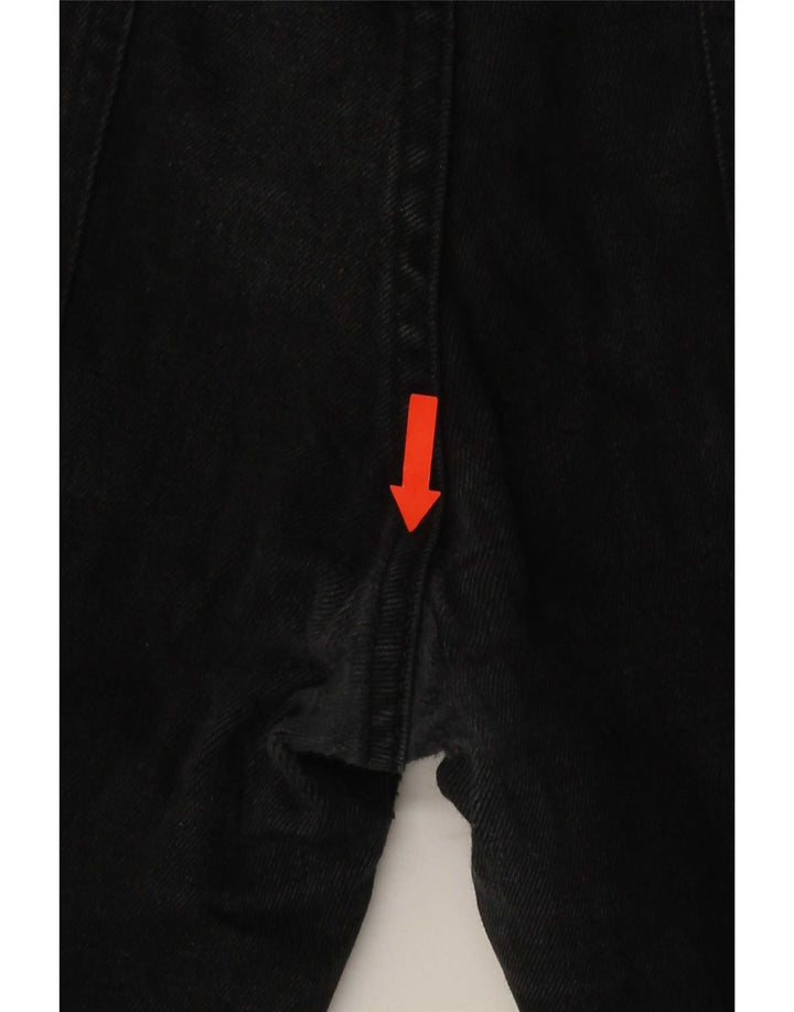 Zara Herre Slim Jeans EU 42 Large W32 L30 Sort Bomuld