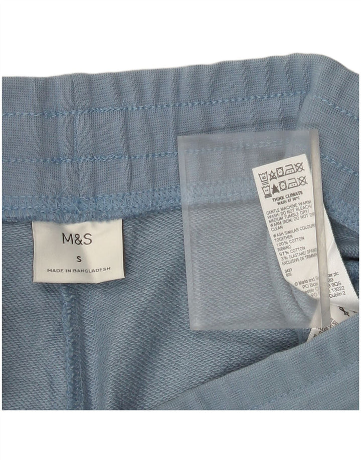 Marks & Spencer Sportsshorts til mænd Små blå bomuld