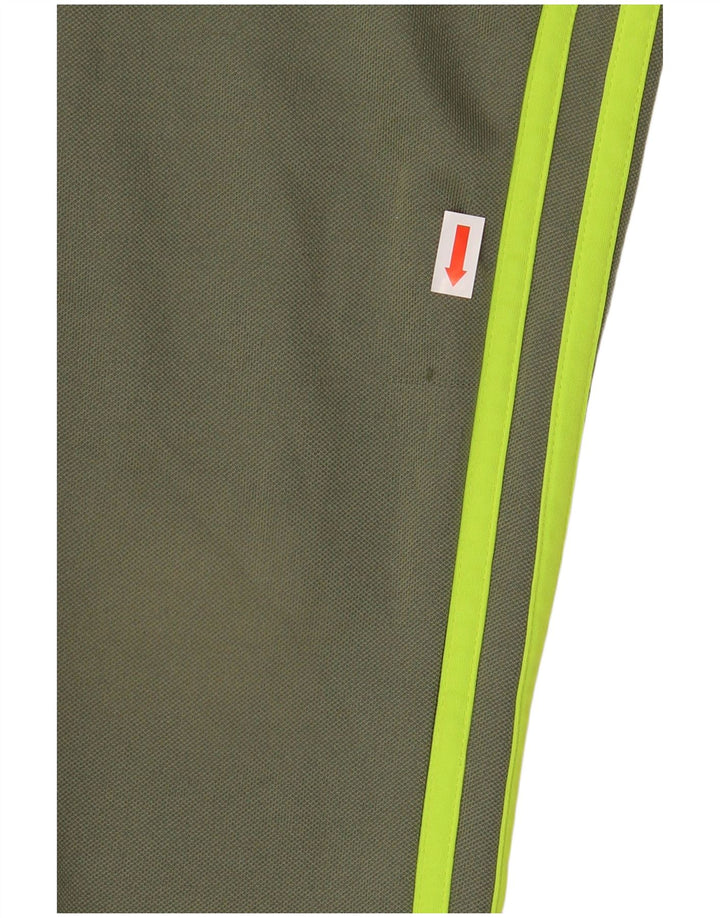ADIDAS Boys Climalite træningsdragt bukser 11-12 år Khaki Polyester