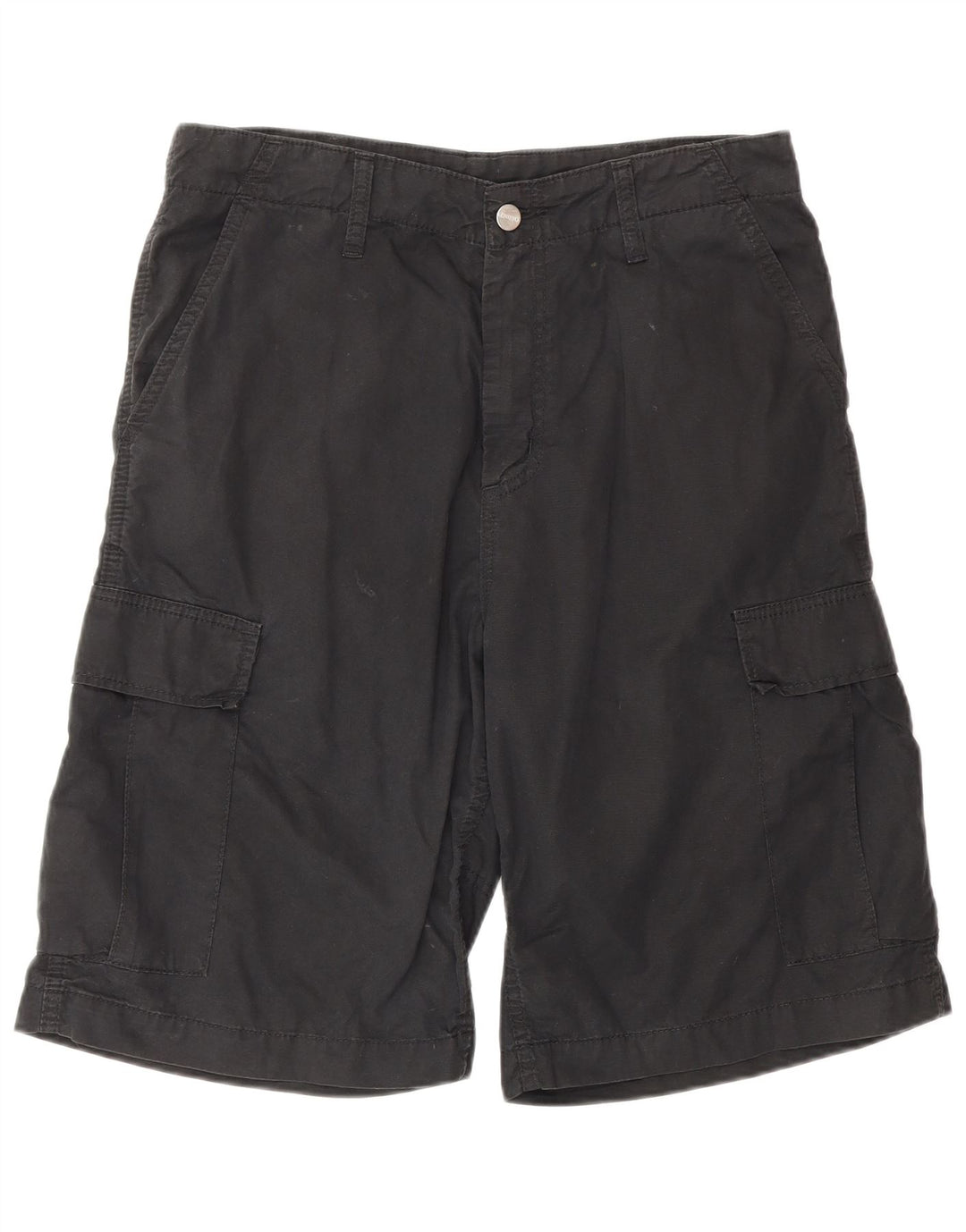Carhartt Herre Cargo Shorts W29 Small Black Bomuld