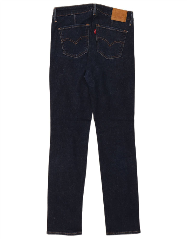 Levi's Dame 712 Slim Jeans W28 L30 Marineblå Bomuld