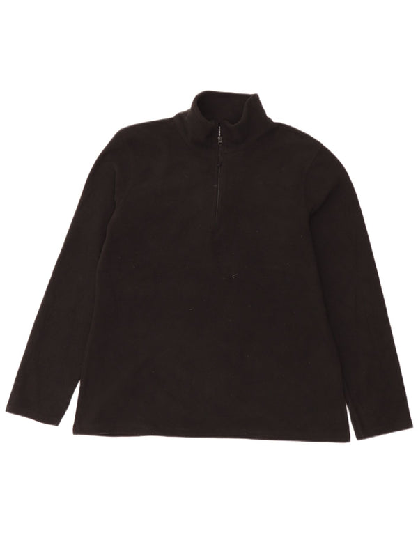 Mountain Warehouse Dame Fleece Jumper med lynlås DK 16 Stor Sort