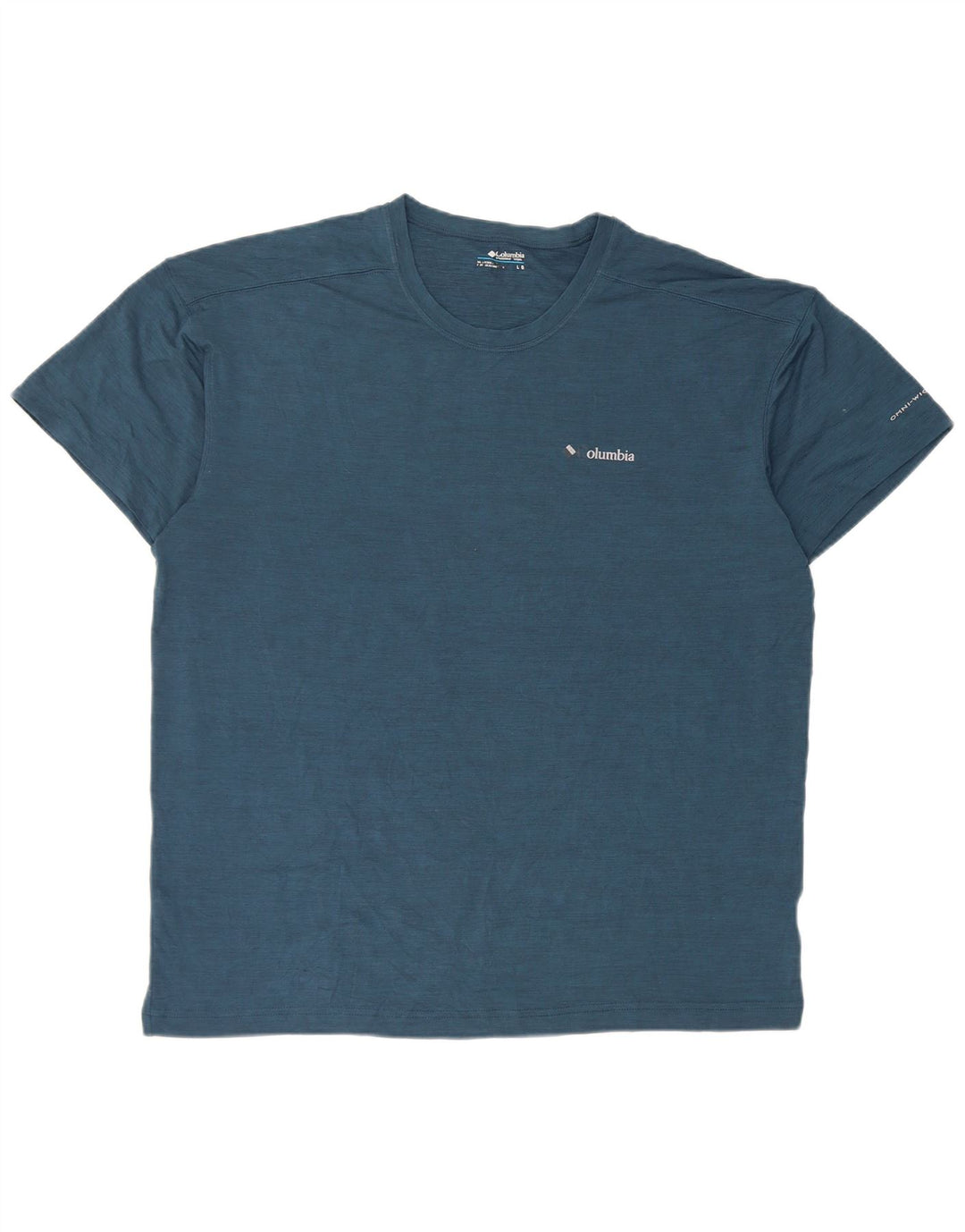 Columbia Herre T-Shirt Top Stor Blå Polyester