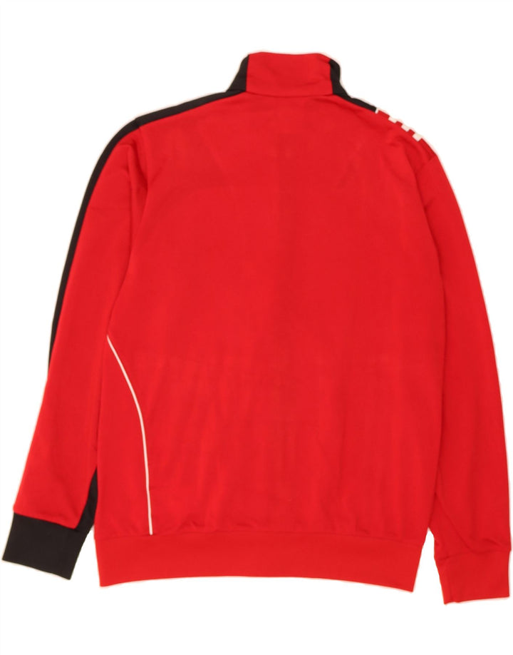 ADIDAS Mens Tracksuit Top Jacket UK 36/38 Small Red Colourblock Polyester Vintage Adidas and Second-Hand Adidas from Messina Hembry 