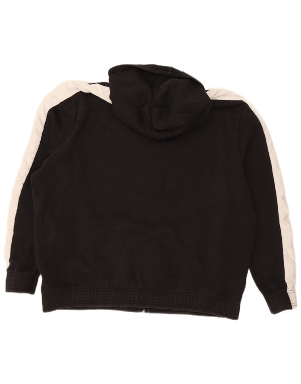 PUMA Hættetrøje med lynlås til mænd 2XL Sort Colourblock Bomuld