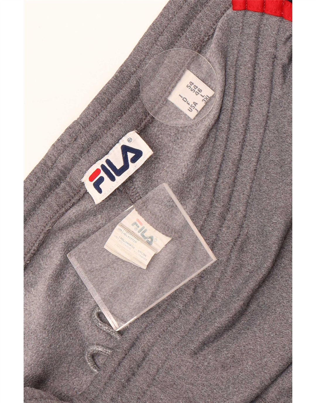 Fila Træningsdragt bukser til mænd Large Grå Colourblock Polyester