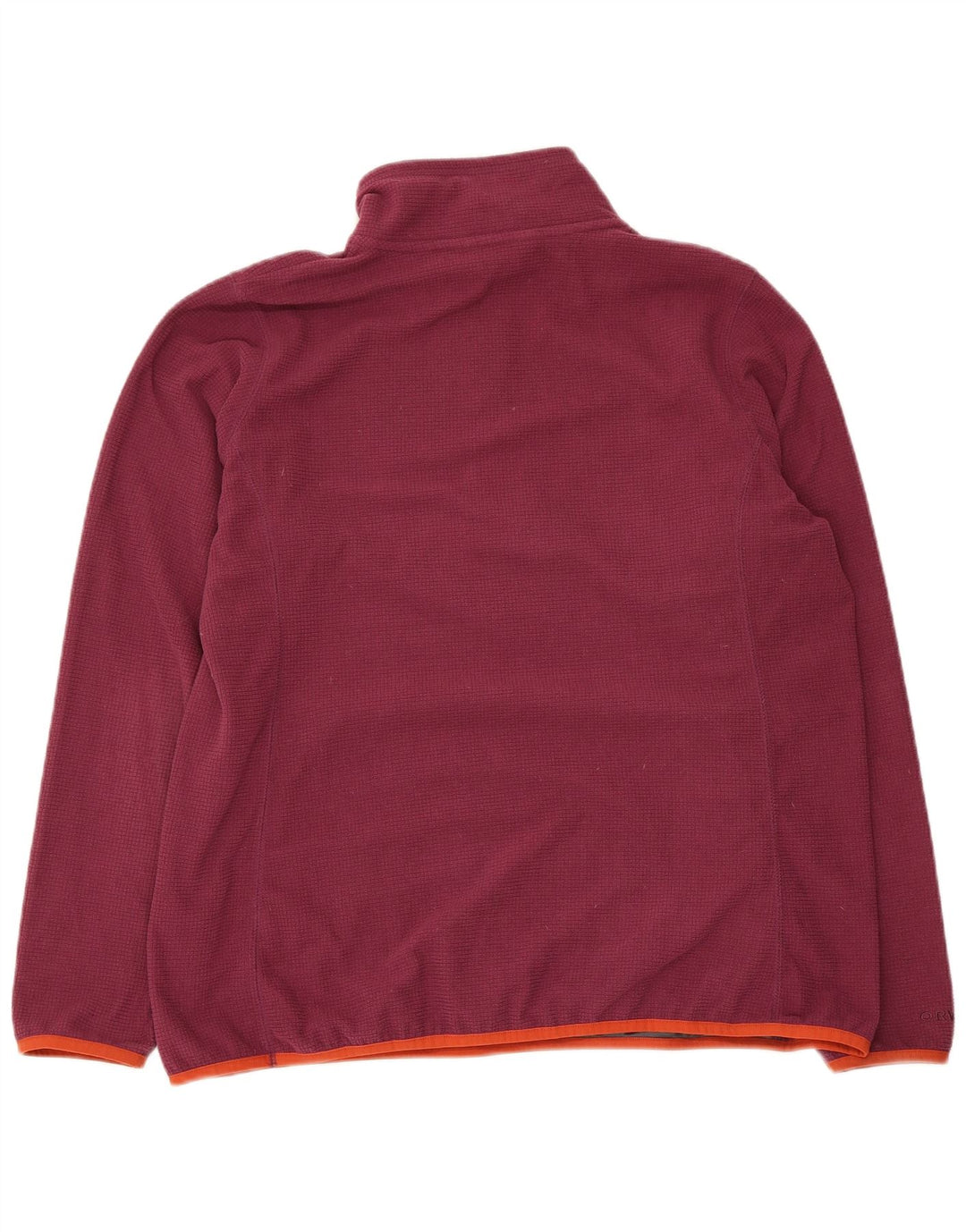 Orvis Dame Fleece Jumper med lynlås DK 16 Stor Burgundy Polyester