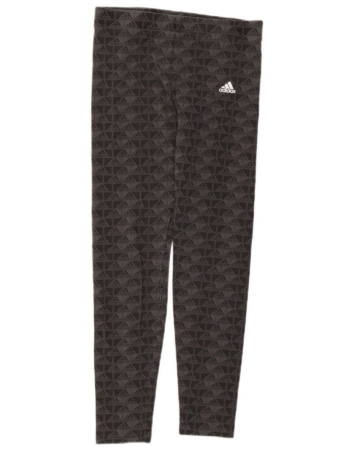 Adidas piger grafiske leggings 14-15 år grå