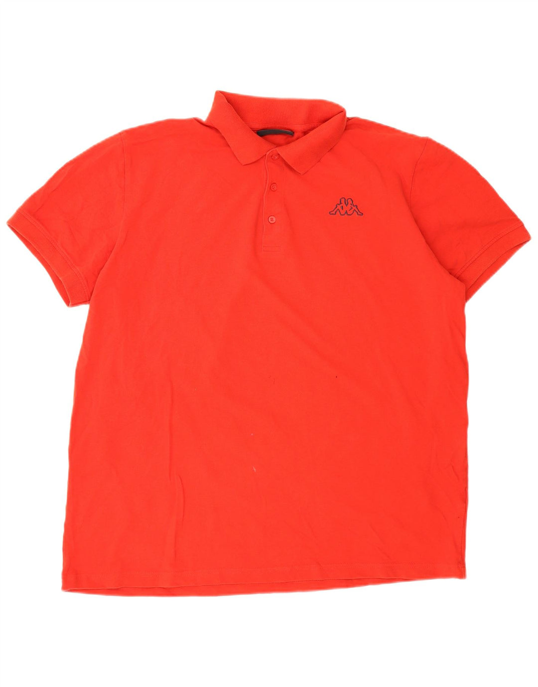 KAPPA herre poloshirt 2XL rød bomuld