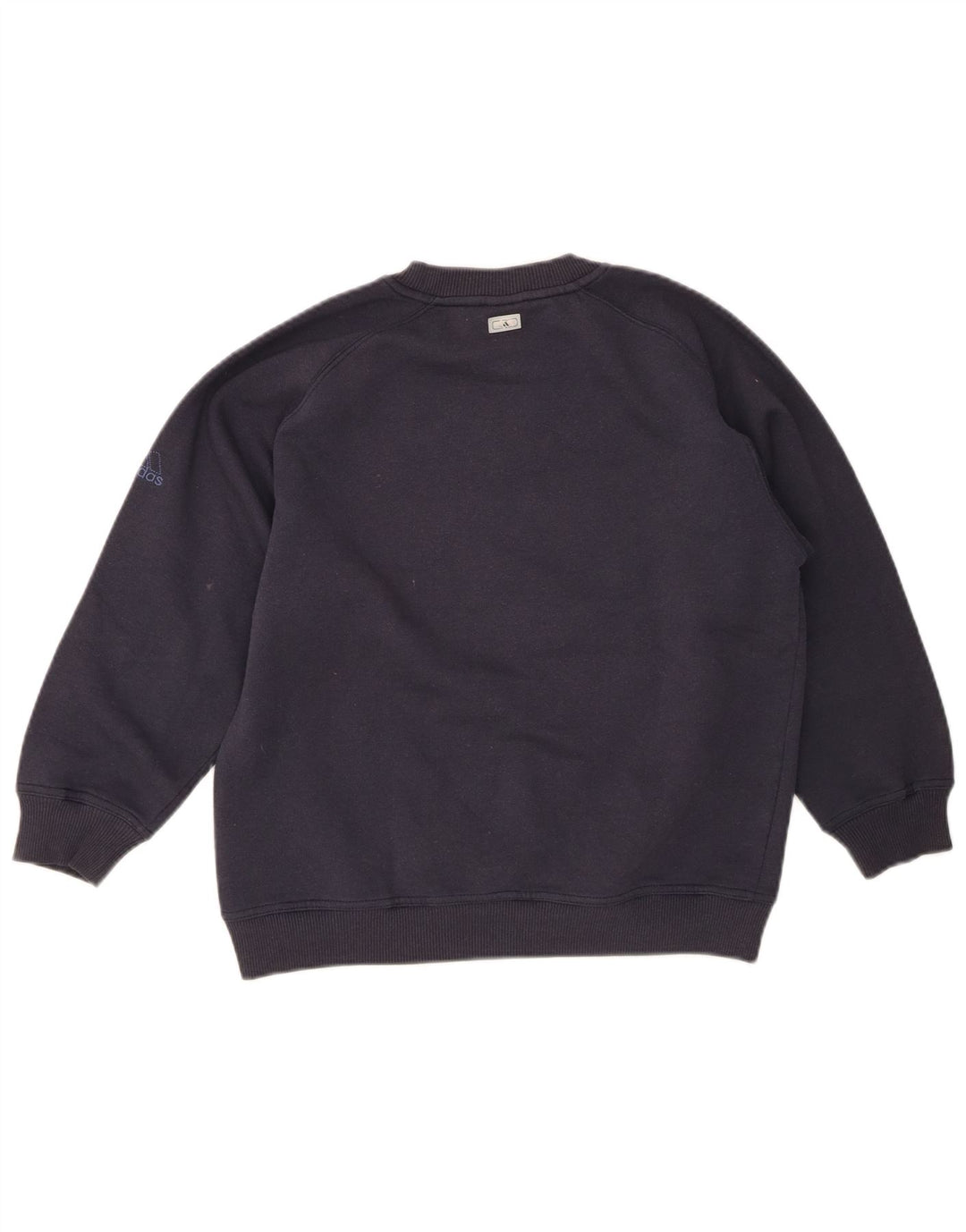 ADIDAS Boys Graphic Sweatshirt Jumper 13-14 Years Navy Blue