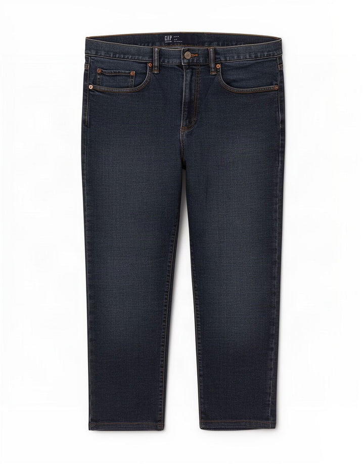 Gap Herre Slim Jeans W36 L27 Marineblå Bomuld