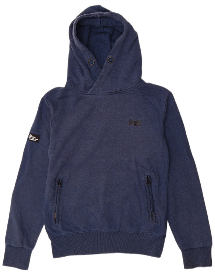 Superdry Hættetrøje til mænd, lille marineblå bomuld