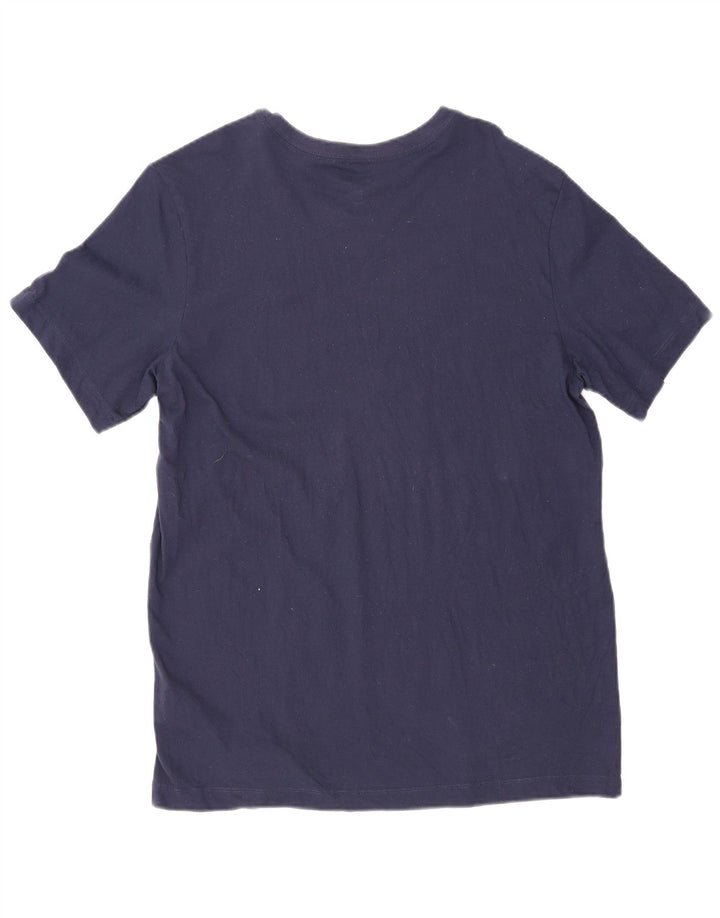 Nike T-shirt top til mænd, stor marineblå bomuld