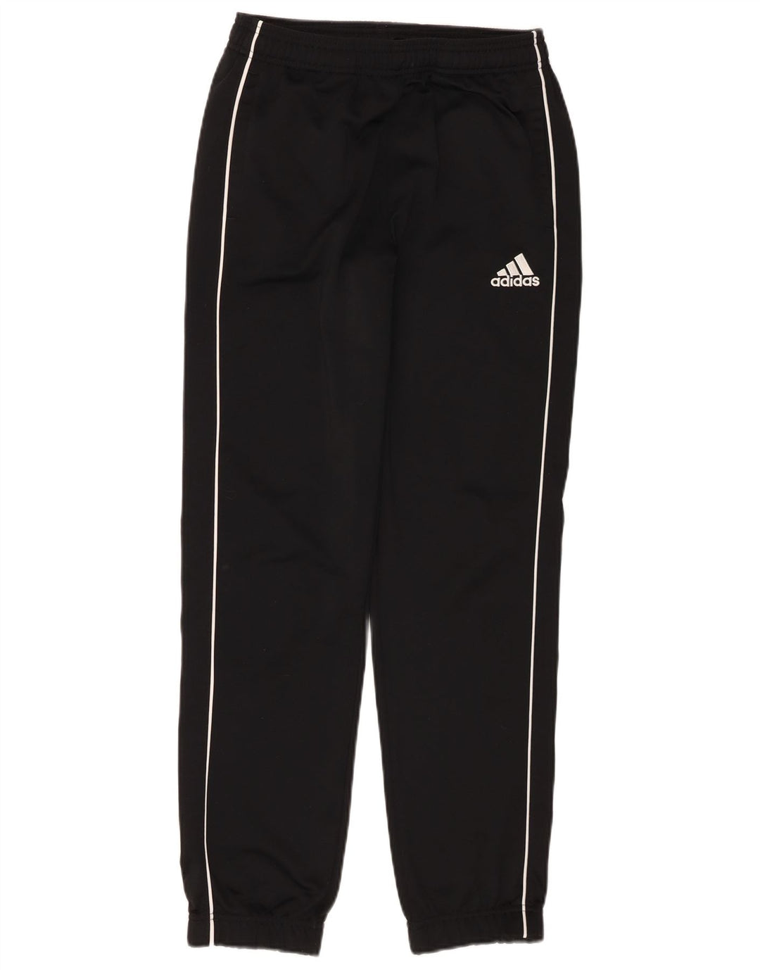 Adidas Drenge Træningsdragt Bukser Joggers 13-14 År Sort Polyester