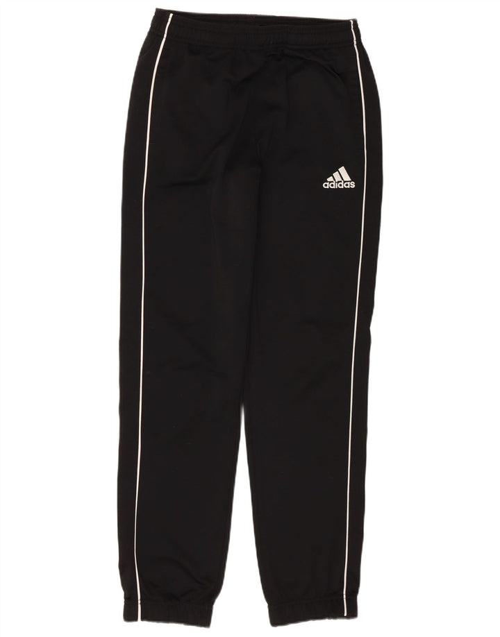Adidas Drenge Træningsdragt Bukser Joggers 13-14 År Sort Polyester