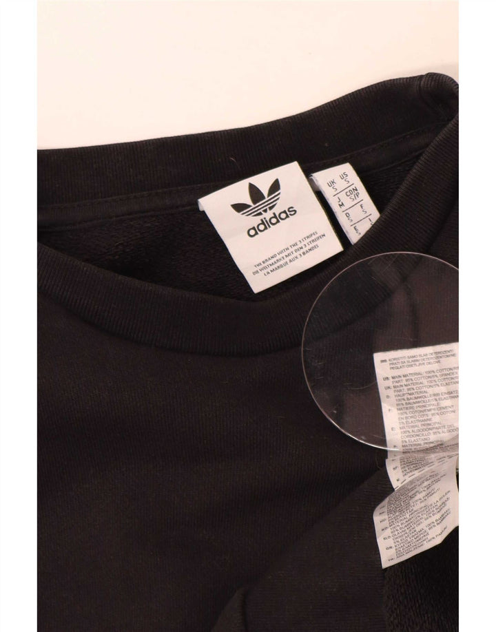Adidas Sweatshirt til mænd, lille sort bomuld