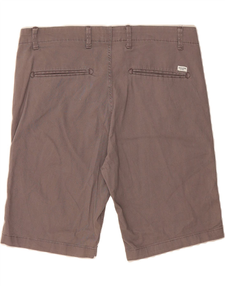 JACK & JONES Mens Chino Shorts XL W40  Grey Cotton Vintage Jack & Jones and Second-Hand Jack & Jones from Messina Hembry 