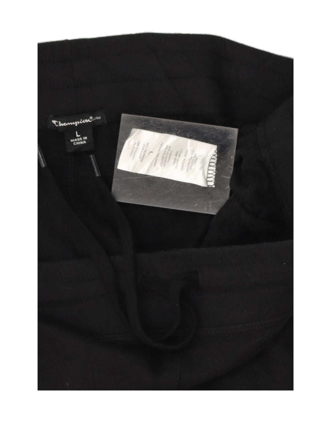 CHAMPION Womens Tracksuit Trousers UK 16 Large  Black Cotton Vintage Champion and Second-Hand Champion from Messina Hembry 