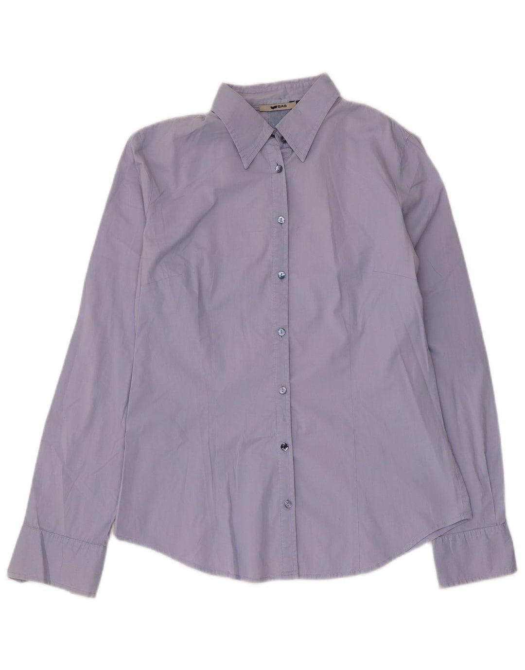 Gas Dameskjorte UK 14 Medium Blue Cotton