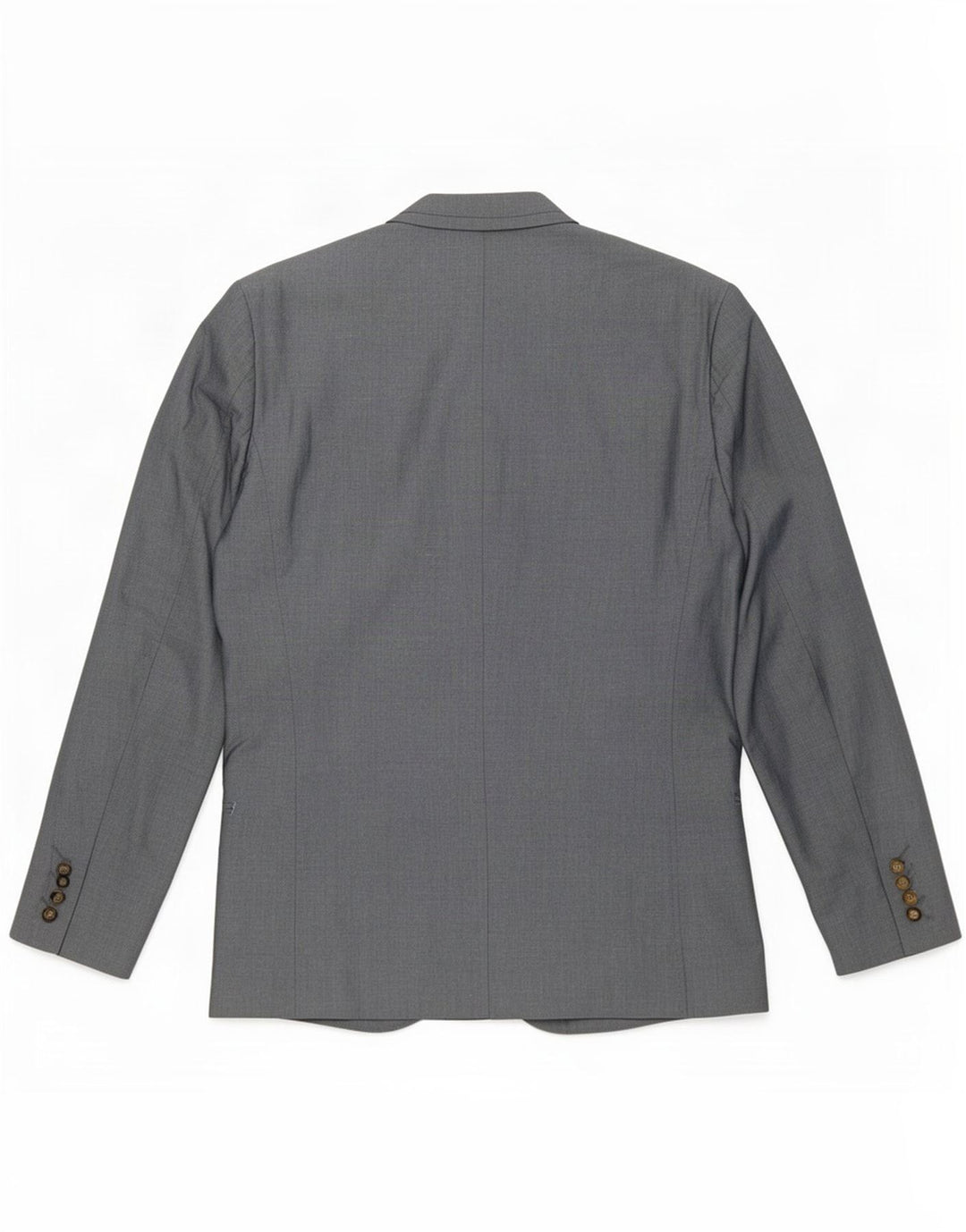 Ted Baker Herre 2 Button Blazer Jacket UK 40 Stor Grå Bomuld