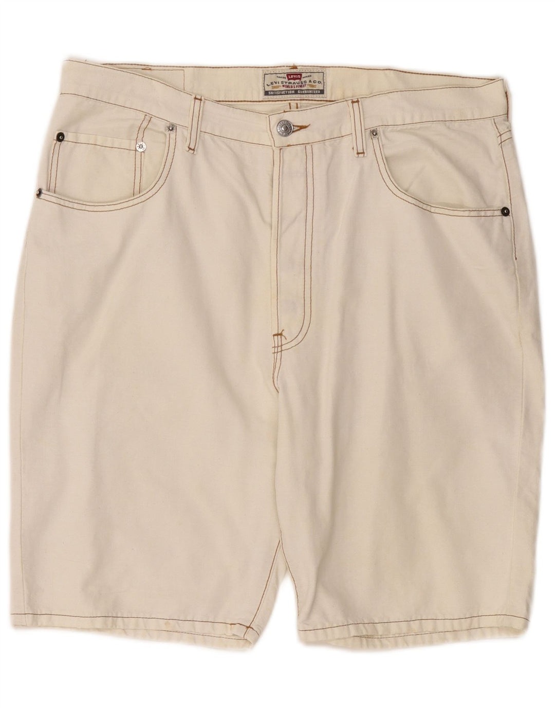 Levi's Casual Shorts til mænd W36 Large Off White