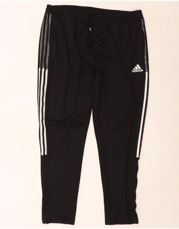 Adidas Aeroready træningsdragtbukser til kvinder UK 20 2XL Sort polyester
