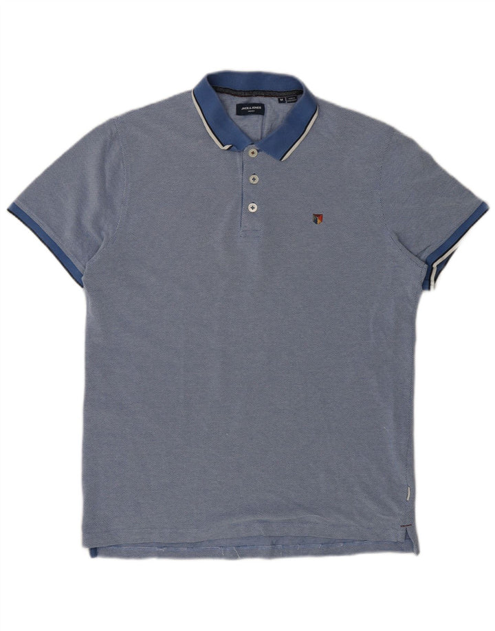 Jack & Jones herre poloshirt mellemblå bomuld