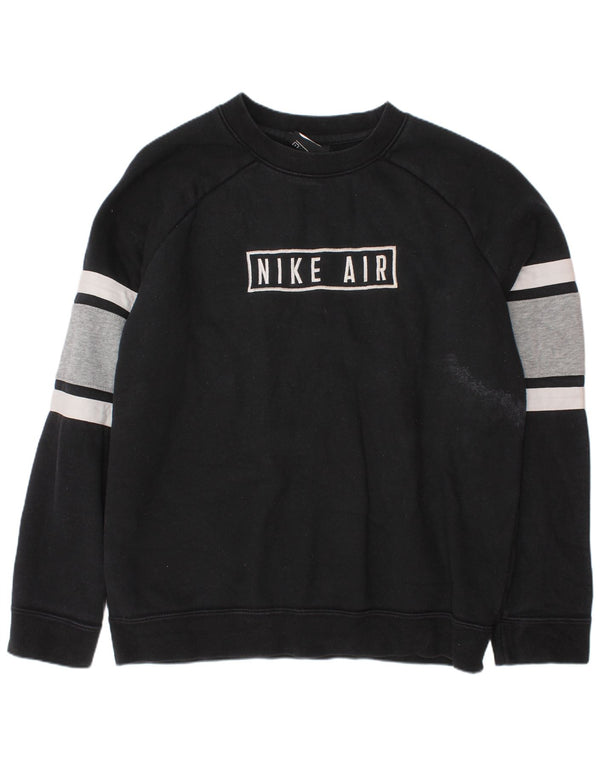 Nike Boys Graphic Sweatshirt Jumper 12-13 år Stor sort farveblok