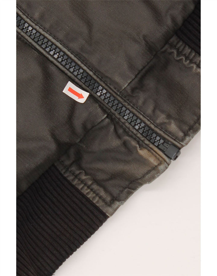 Jack & Jones Herre Military Jacket UK 36 Small Grey Cotton