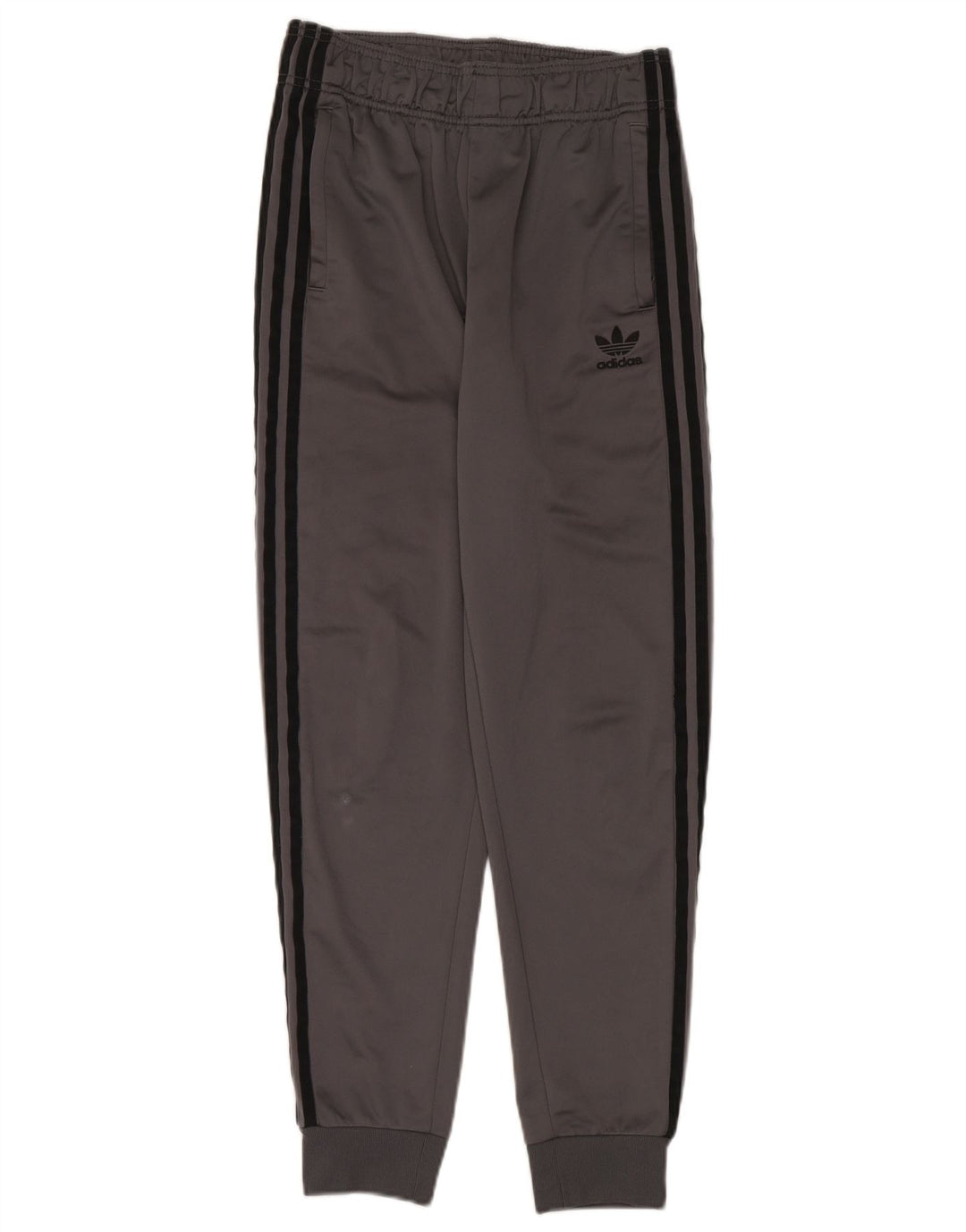 Adidas Drenge Træningsdragt Bukser Joggers 13-14 År Grå Polyester