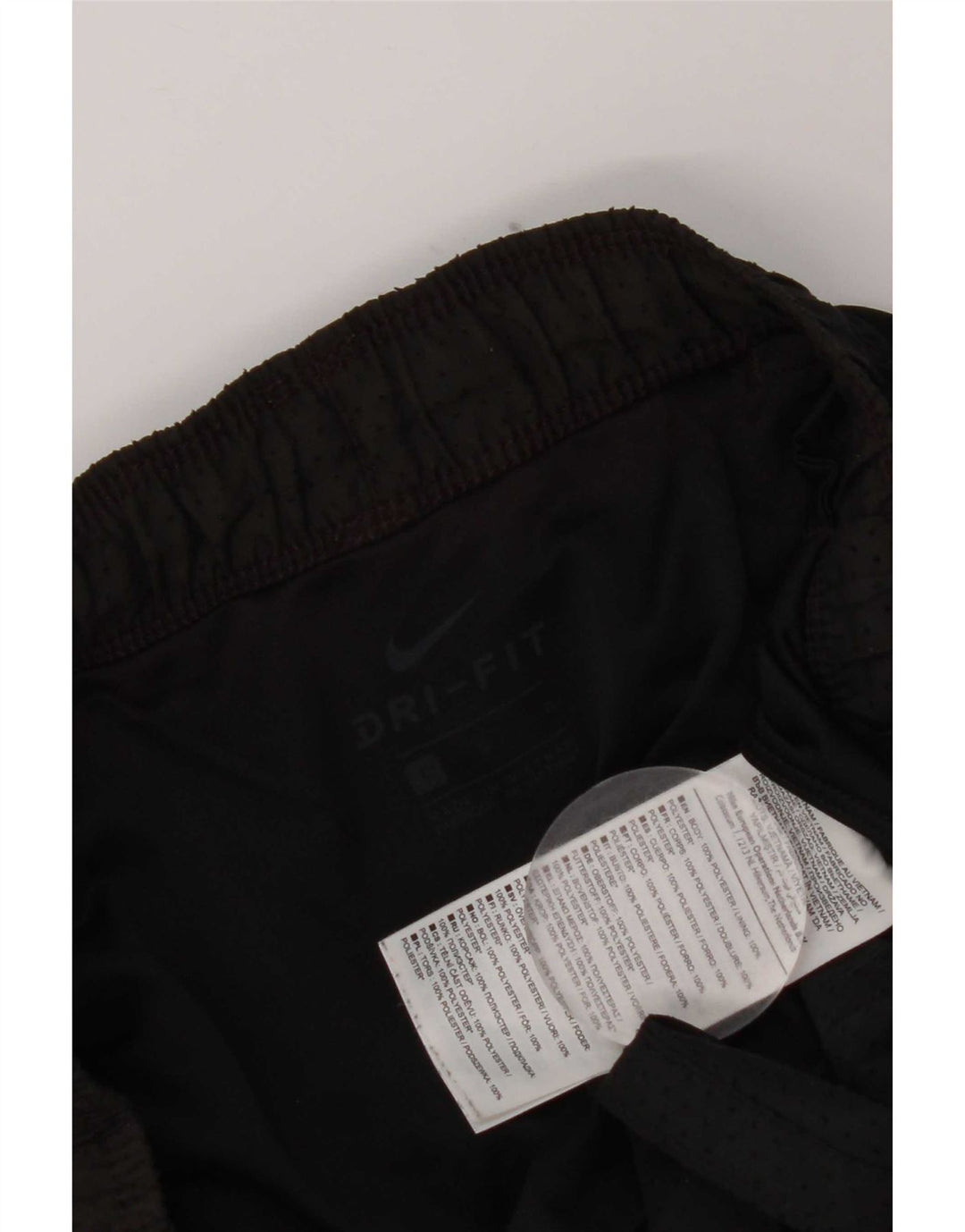 Nike Dame Dri Fit Sport Shorts UK 16 Large Black Polyester