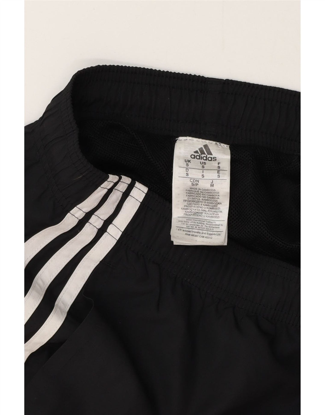 ADIDAS Sportshorts til mænd Small Black Polyester