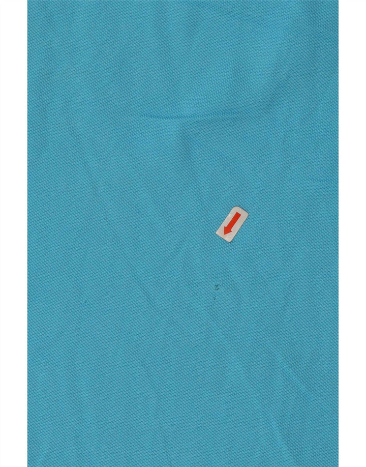 Hugo Boss herre poloshirt 4XL blå bomuld