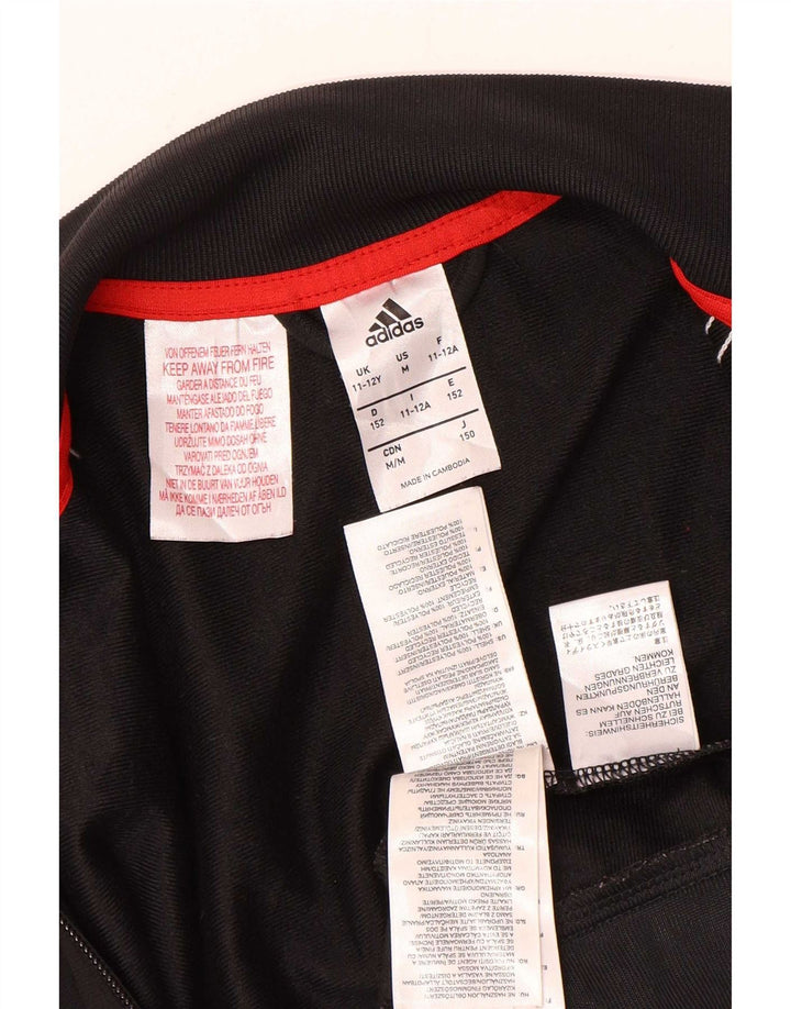 Adidas Træningsdragt Topjakke til drenge 11-12 år Sort Colourblock Polyester