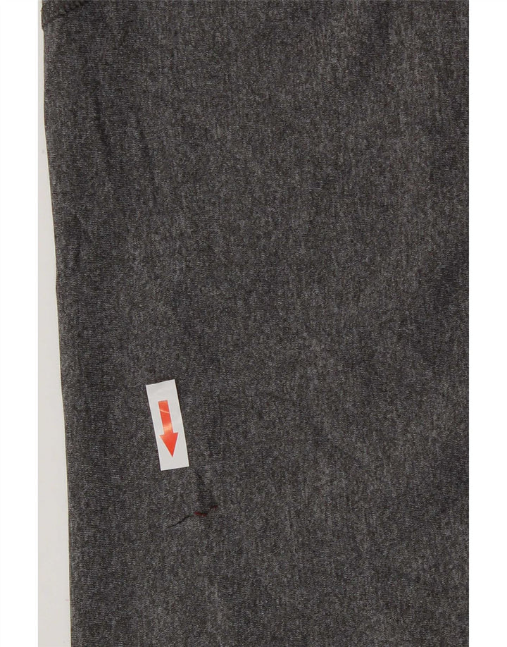 Under Armour Dame Capri Leggings UK 14 Stor Grå Geometrisk Polyester