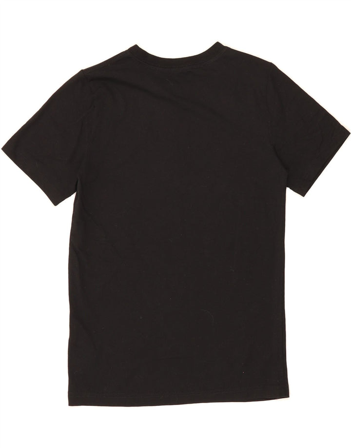 JORDAN Boys T-Shirt Top 12-13 Years Large Black Cotton Vintage Jordan and Second-Hand Jordan from Messina Hembry 