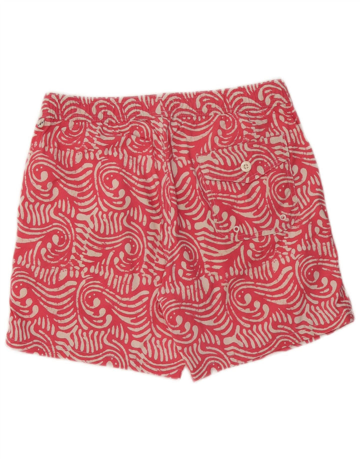 J. CREW Badeshorts til mænd Medium Pink Paisley Polyamid