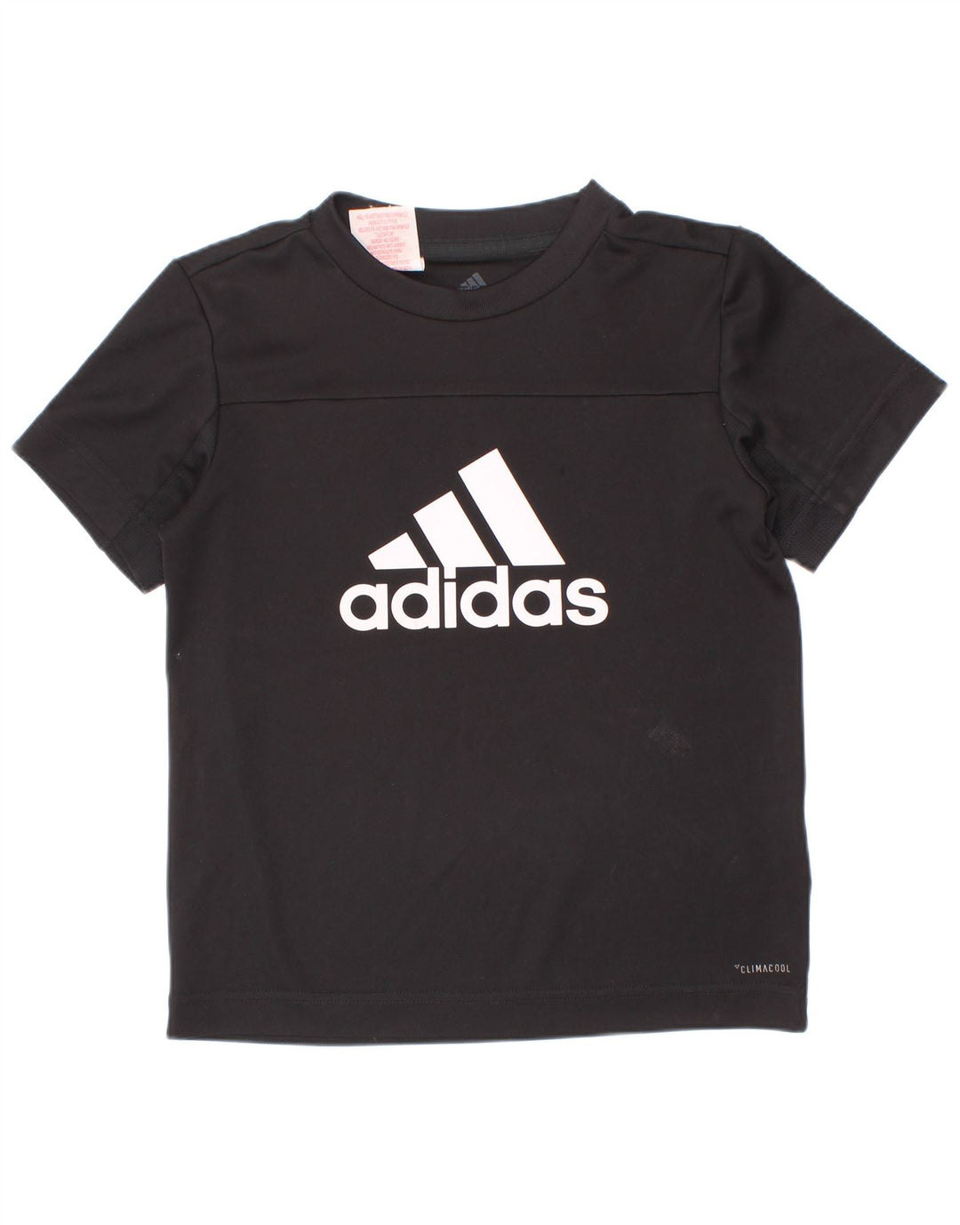 Adidas drenge Climacool grafisk t-shirt top 5-6 år 2XS sort polyester