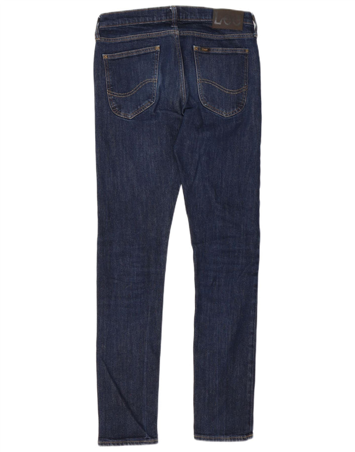 Lee Herre Luke Slim Jeans W30 L34 Marineblå Bomuld