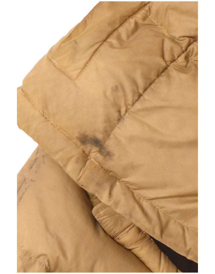 THE NORTH FACE Polstret jakke til kvinder UK 14 Medium Beige Colourblock Nylon