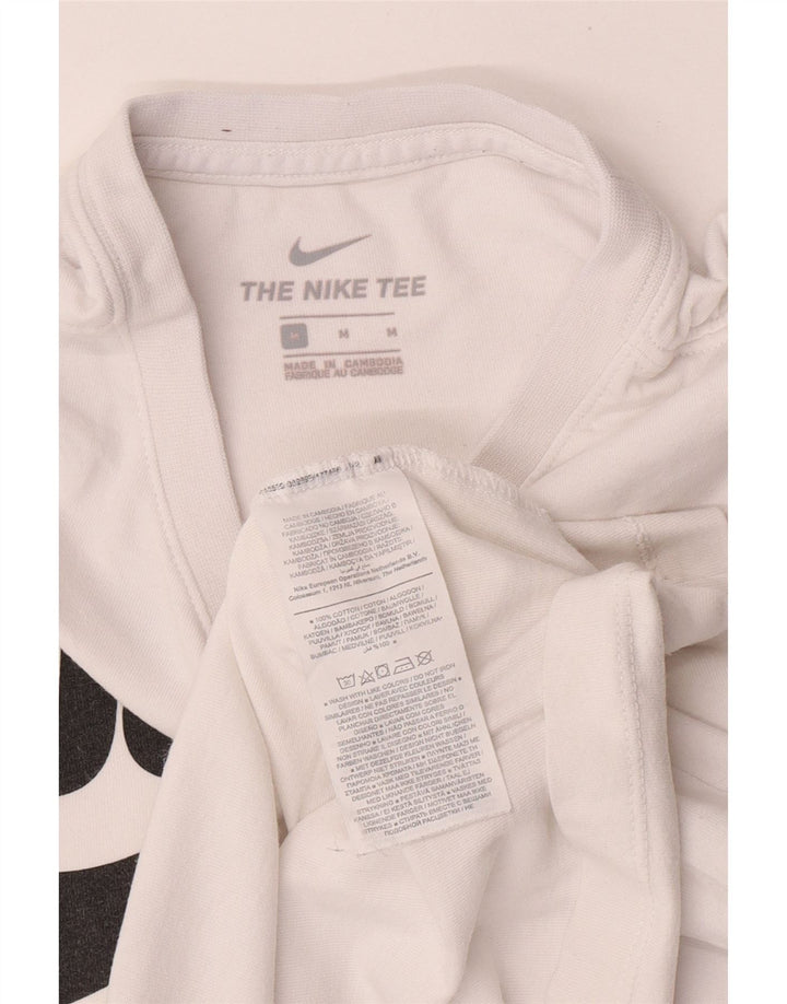 Adidas Grafisk T-shirt top til mænd Medium hvid bomuld
