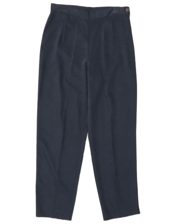 Vintage kvinders tilspidsede cropped bukser IT 42 Medium W26 L25 Marineblå