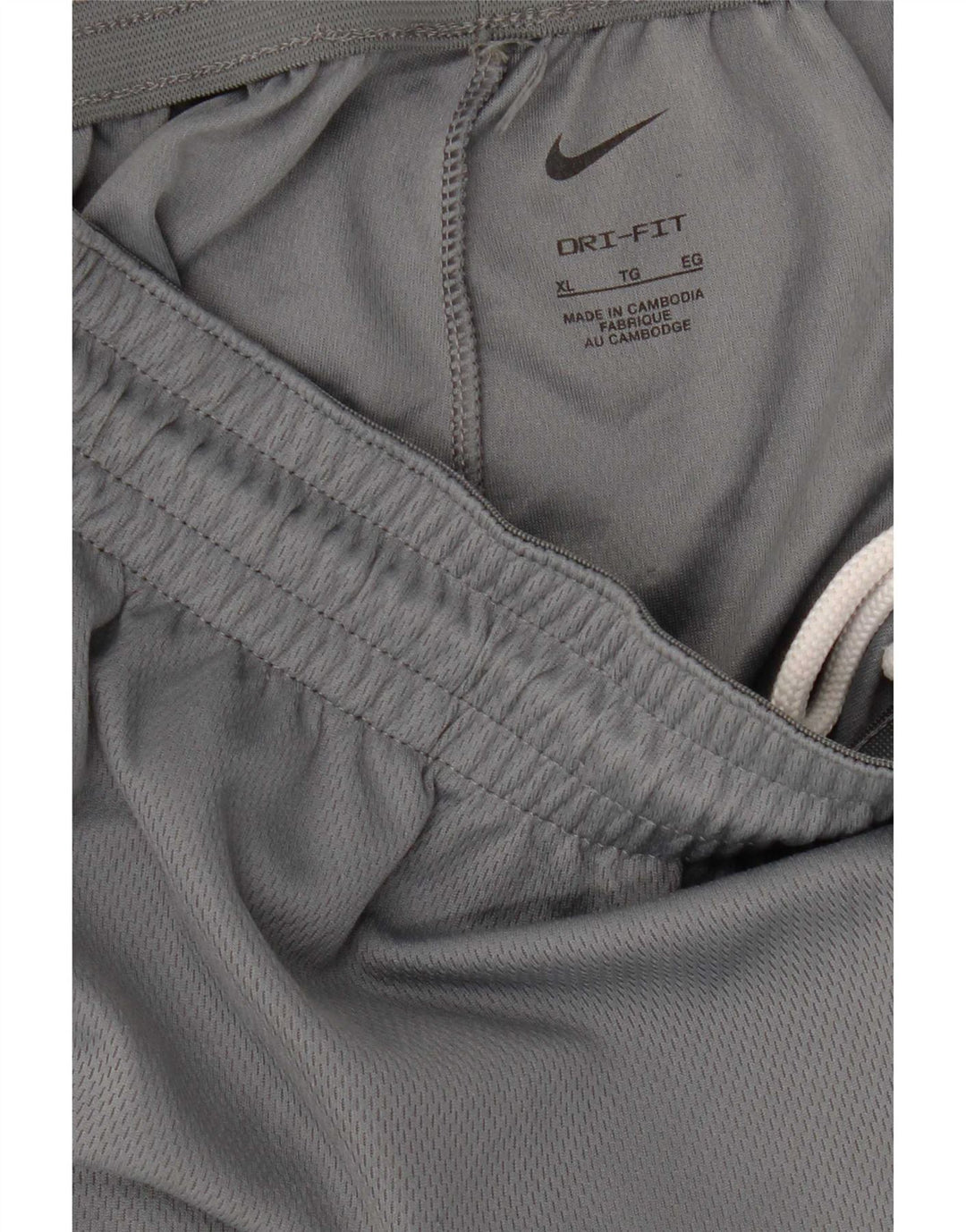Nike Herre Dri Fit grafiske sportsshorts XL Grå Colourblock Polyester