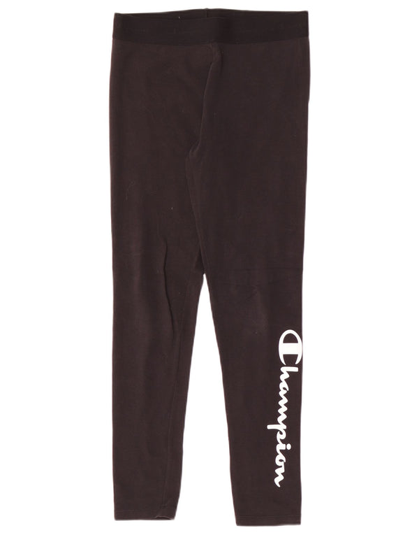 Champion piger grafiske leggings 13-14 år XL sort bomuld