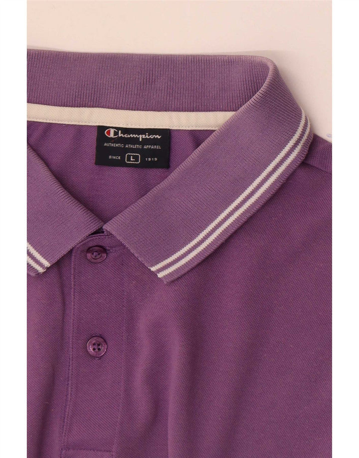 Champion herre poloskjorte stor lilla
