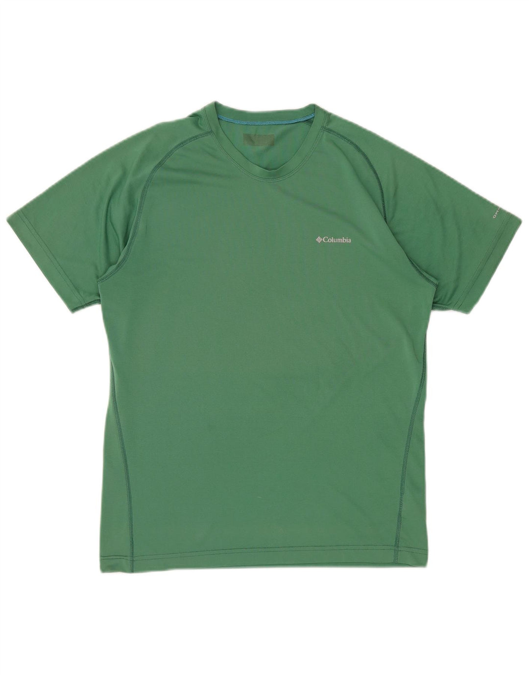 COLUMBIA Herre Omni-Wick T-Shirt Top Medium Grøn Polyester