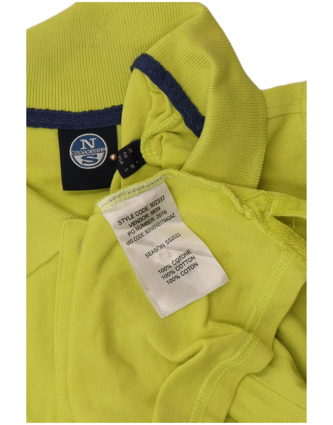 NORTH SAILS Poloshirt til mænd Medium Grøn Bomuld