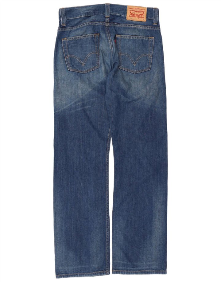 Levi's Herre 506 Straight Jeans W33 L34 Blå Bomuld